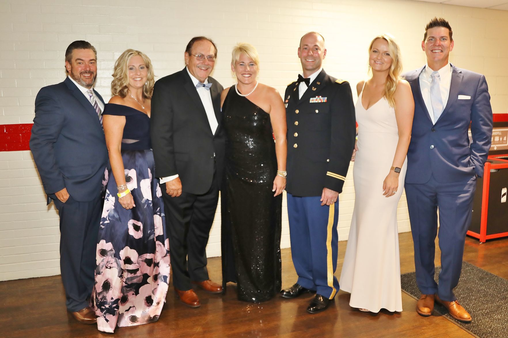 Burk and Angie Watts, Bill Courtney, Tanna Morgan, Scott Felder, Andrea and Jon Courtney